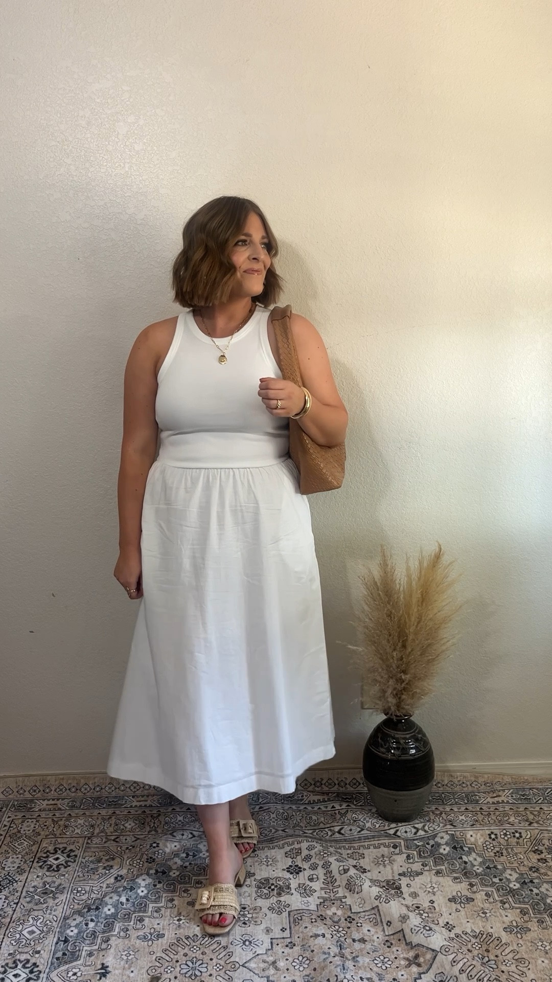 What I wore to a Grad party// last day to snag this dress for 50% off!

Wearing M (size down if smaller chested—top is very stretchy)

white dress, summer dress, summer style, midi dresses 

#LTKSummerSales #LTKSaleAlert #LTKMidsize