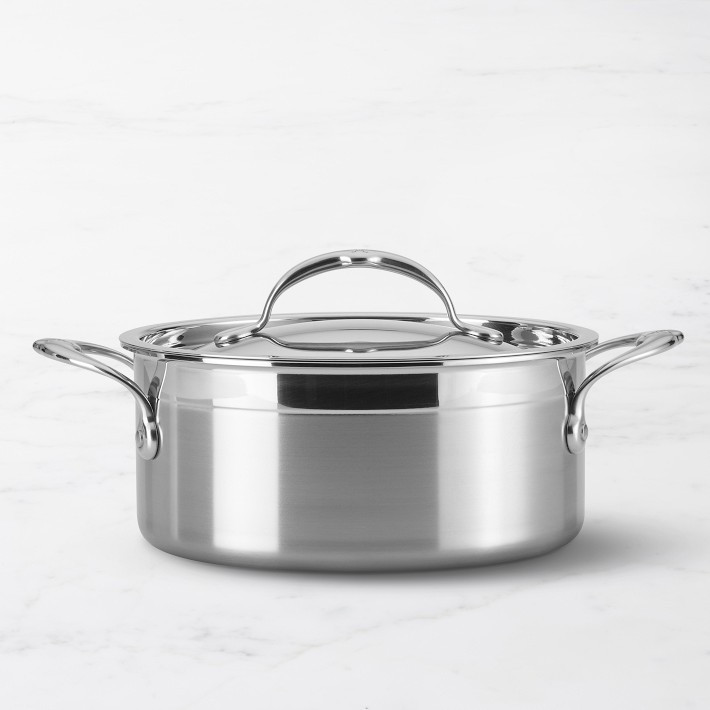 Hestan ProBond Professional Clad Stainless-Steel Soup Pot, 3-Qt. | Williams-Sonoma