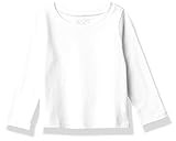 The Children's Place Baby Toddler Girls Long Sleeve Basic Layering T-Shirt, White, 12-18 Months | Amazon (US)