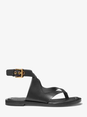 Irene Leather Wrap Sandal | Michael Kors US