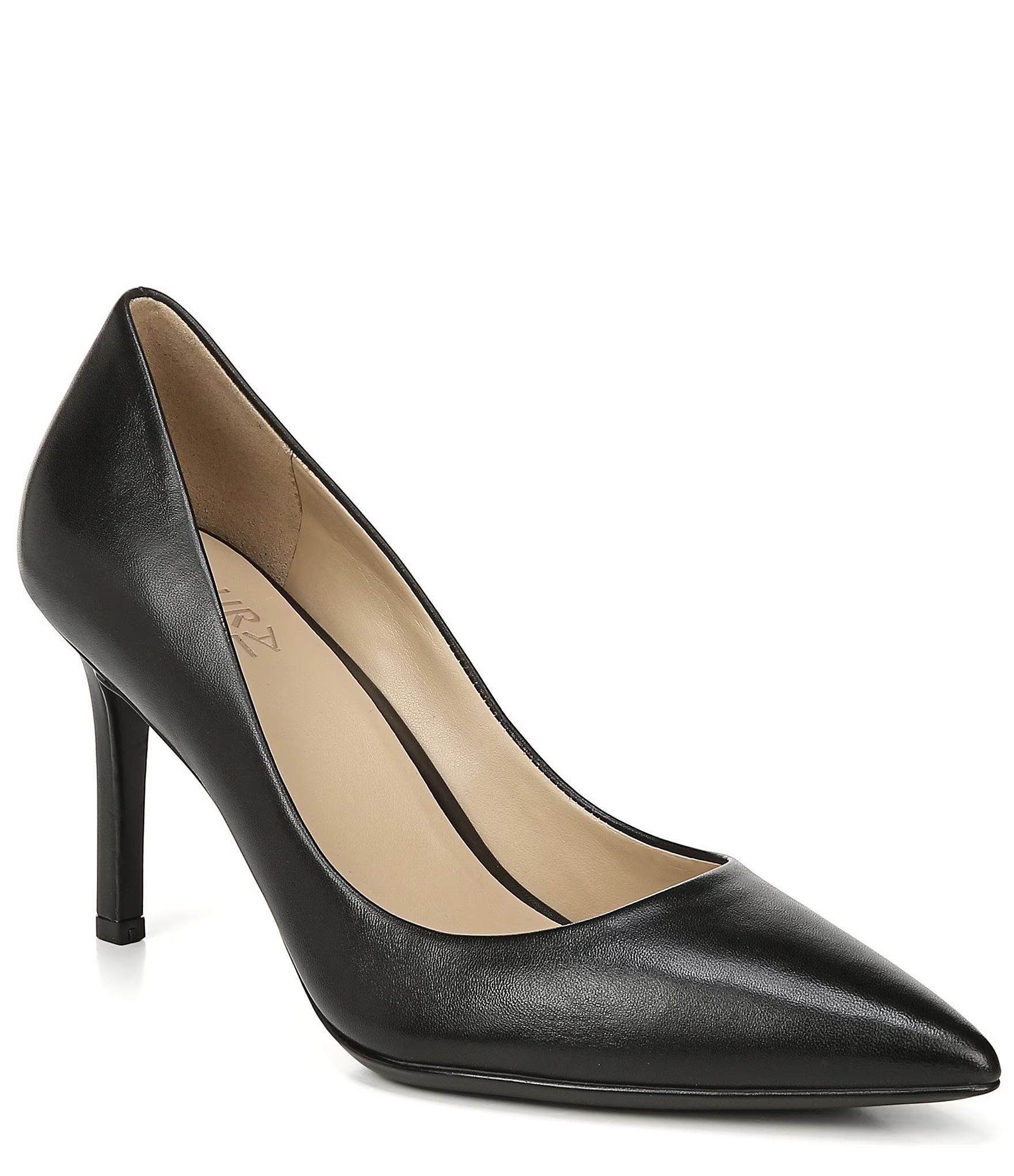 Anna Leather Pointed Toe Pumps | Dillard's