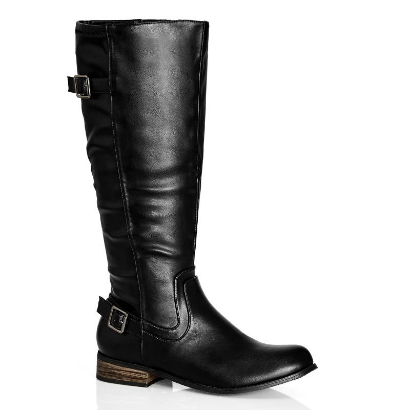 Women's Cilla Knee Boot - black | CITY CHIC | Target