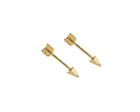 Arrow Gold Earrings | Wanderlust + Co