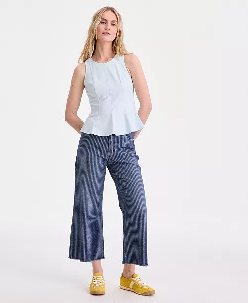 On 34th Women's Sleeveless Princess Seam Ponte Top, Macy's Exclusive  - Macy's | Macy's