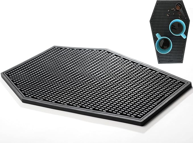 Amazon.com: Nomnu Coffin Bar Mat - Halloween Party Decorations - Goth Coffee Bar Mat for Countert... | Amazon (US)