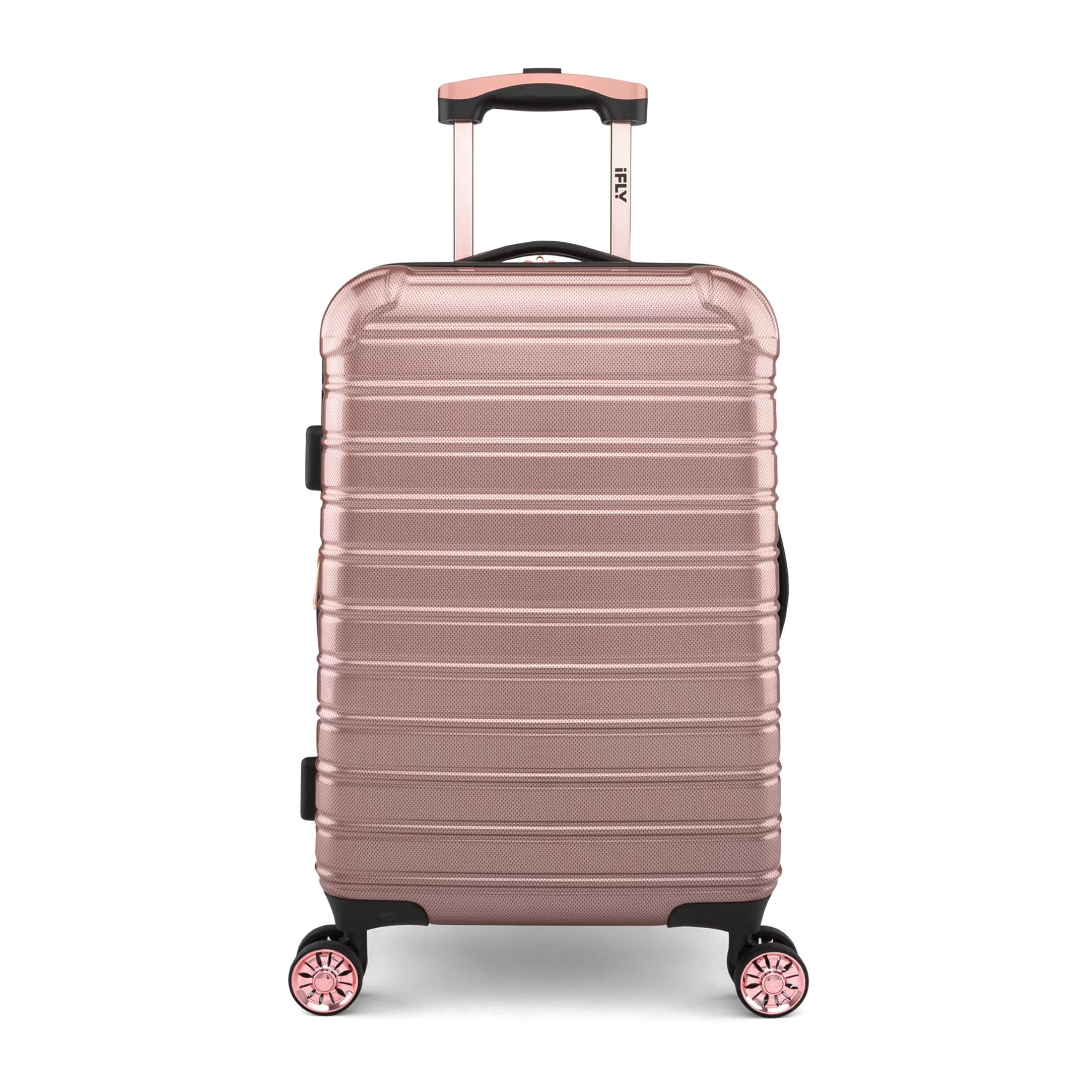 iFLY Hardside Fibertech Carry On Luggage, 20", Rose Gold - Walmart.com | Walmart (US)