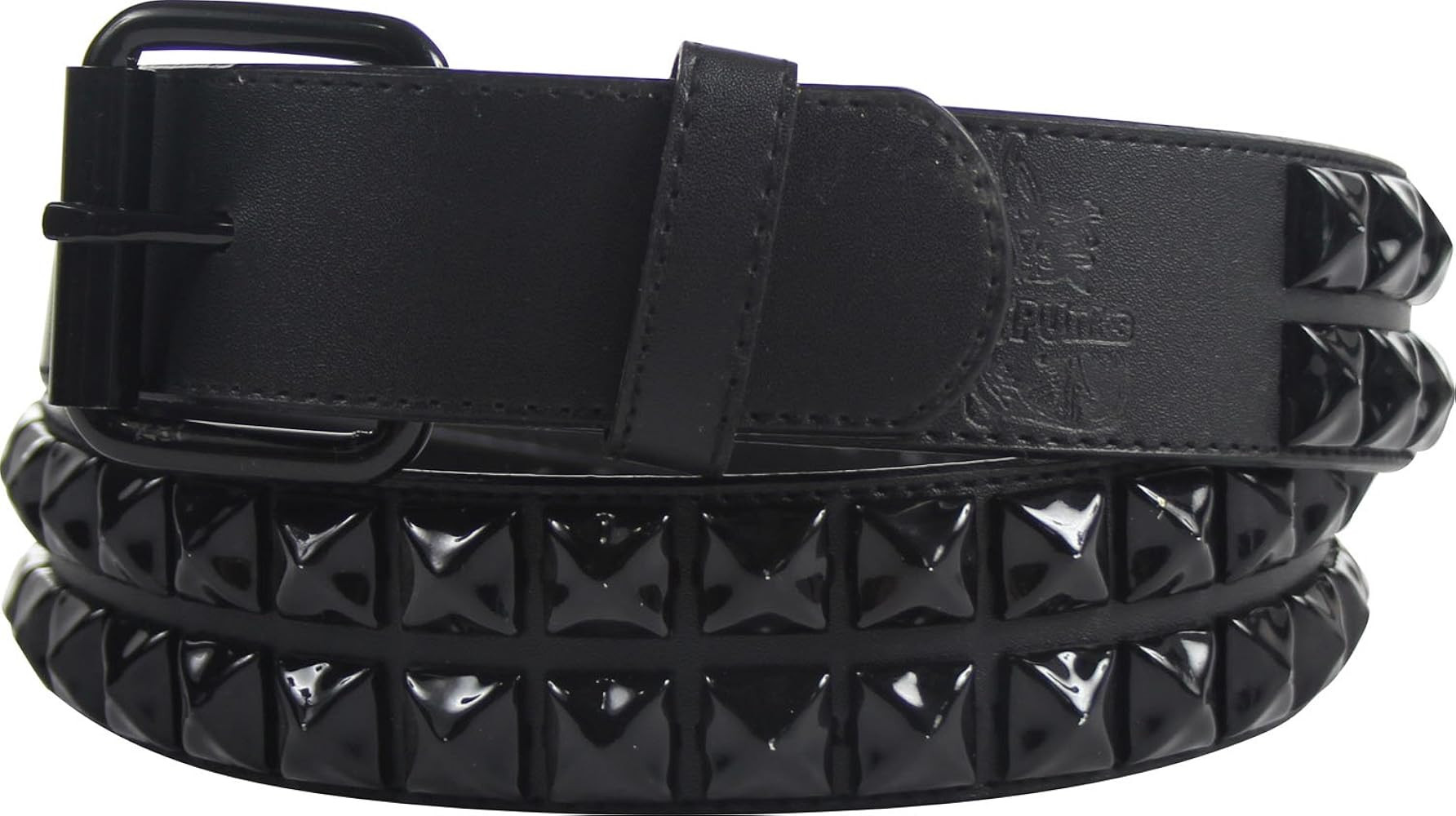 Punk Rock Classic Pyramid Studded Leather Belt by BodyPunks | Amazon (US)