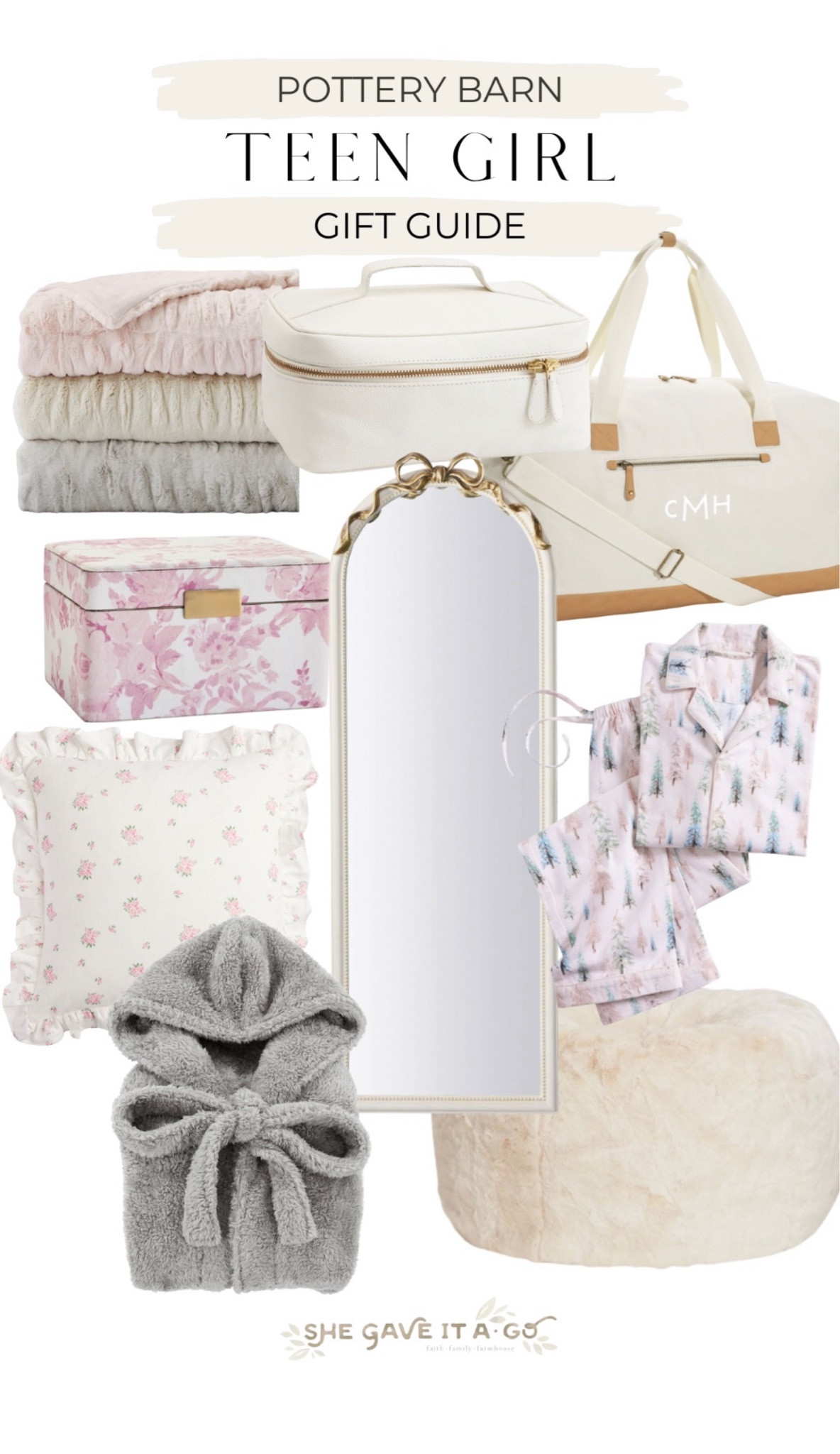 Gift guide for for teen girls from Pottery Barn // duffle bag // cozy robe // blanket 

#LTKHoliday #LTKGiftGuide #LTKSeasonal