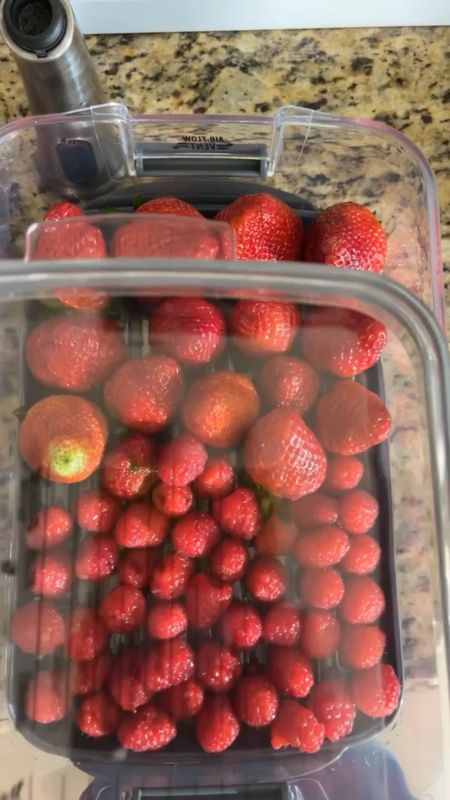 During the Spring summer season , outdoor activities ramp up, and my kids start going through fresh healthy snacks like crazy! To save some money, we buy bulk produce whenever it’s on sale and make it last. The goal is to make sure no berries go moldy- I can’t stand that! 

These are my only produce storage containers- we have them in all sizes to accommodate whole heads of lettuce, lettuce leaves harvested from our hydroponic garden, and fresh fruits like berries and grapes. 

The beauty of these containers is you can wash the produce first - then place into the containers so that it’s ready to eat and easily accessible by the kids. There’s less waste when everyone can see what’s available. 

For produce items I’m not planning on using yet and I know the kids won’t be biting into (hello veggies) then I keep them whole and unwashed until I’m ready to prep them, so that the fresh ingredients last even longer. Conversely, you can store cut fruit for easy access. This is all because the containers have drainage slits at the bottom so it’s like a colander so you can wash and strain out excess water anytime you want. A drip tray snaps onto the bottom to keep everything neat. 

#LTKSeasonal #LTKVideo #LTKhome