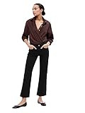 GAP Womens Kick Flare Jeans BLACK WASH 34REG | Amazon (US)