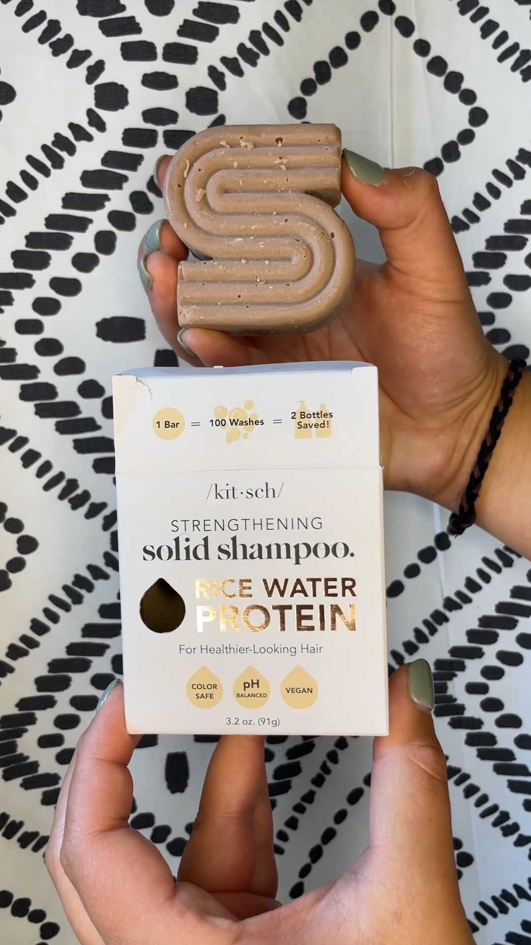 Kitsch solid shampoo & conditioner set! I took the hair quiz from their website & was matched with the rice water protein. I also got the self draining soap dish that suctions to my bathroom wall! I linked other shampoo and conditioner options too! 

#LTKHome #LTKVideo #LTKBeauty