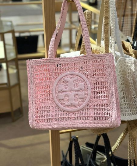 Tory Burch crochett totes are IT this summer! Light match to everything kind of colors and roomy enough for any occasion. 

#LTKStyleTip #LTKItBag #LTKSeasonal