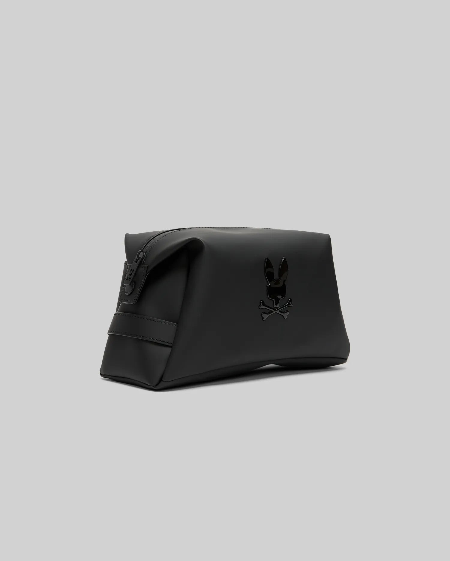 Men's Rubberized Toiletry Kit in Black | Psycho Bunny | Psycho Bunny