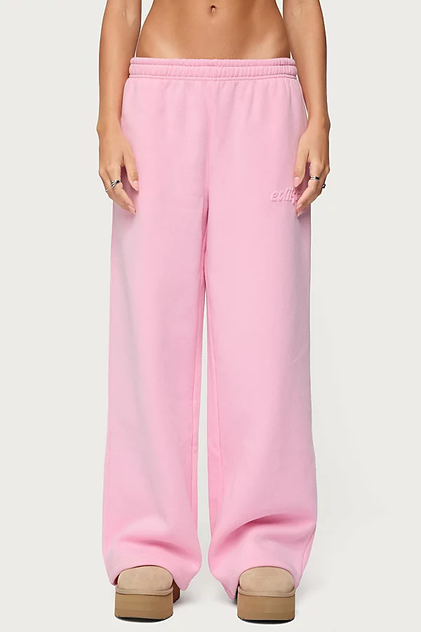 Edikted Totally Edikted Sweatpants in Pink, Women's at Urban Outfitters | Urban Outfitters (US and RoW)