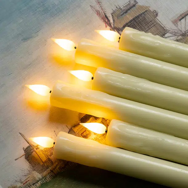 Unscented Flameless Taper Candle (Set of 6) | Wayfair North America