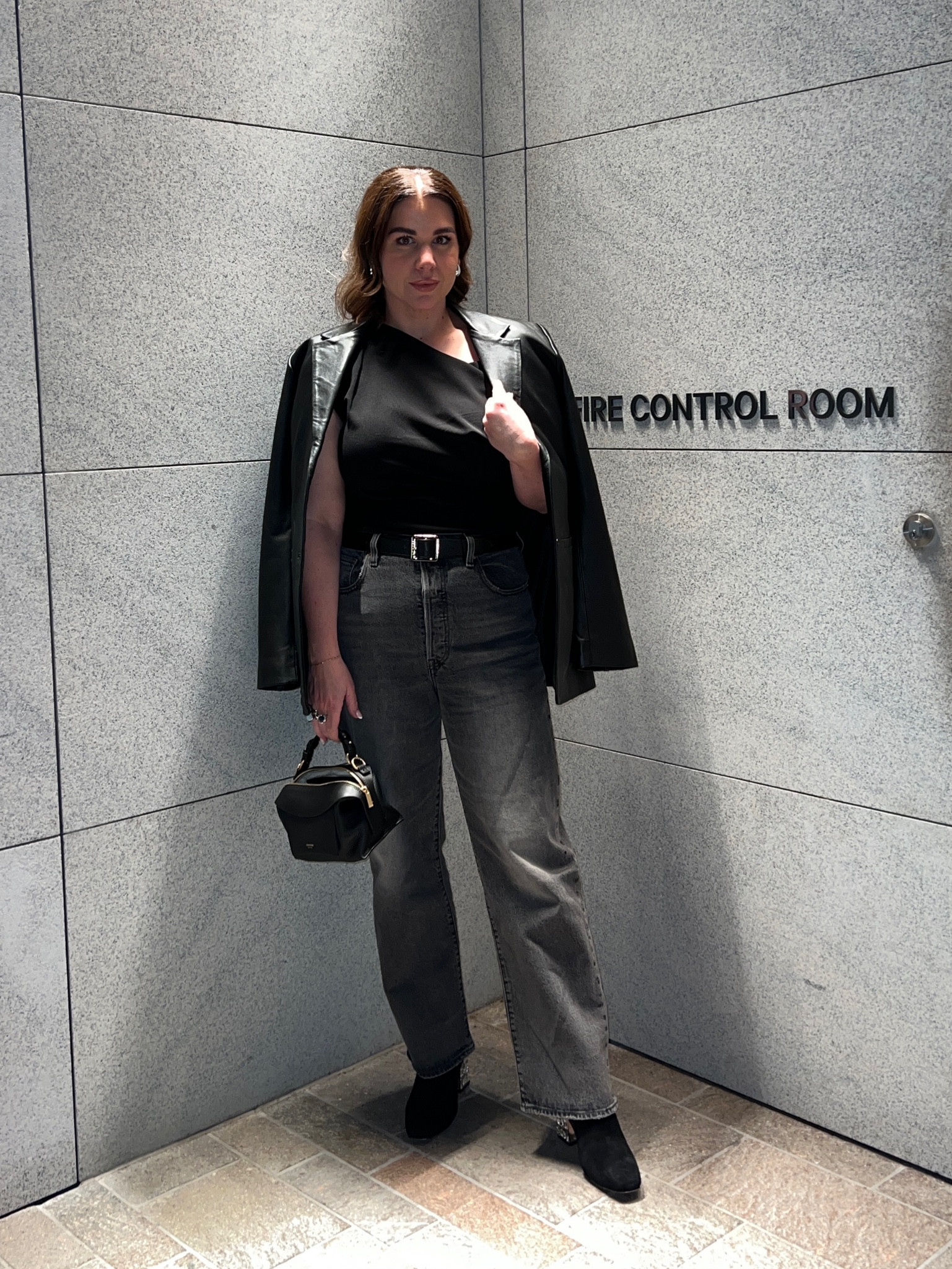 Wearing size 30 jeans, 14 top & 38/7 boots. Leather jacket is Apostl  

#LTKstyletip #LTKaustralia #LTKmidsize