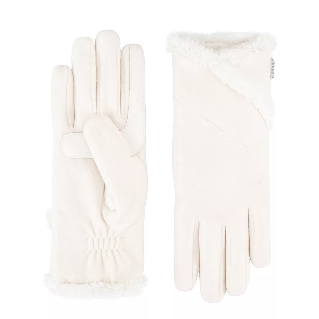 Women's isotoner SmartDRI Lined Stretch Fleece Gloves with Overlap Wrist | Kohl's