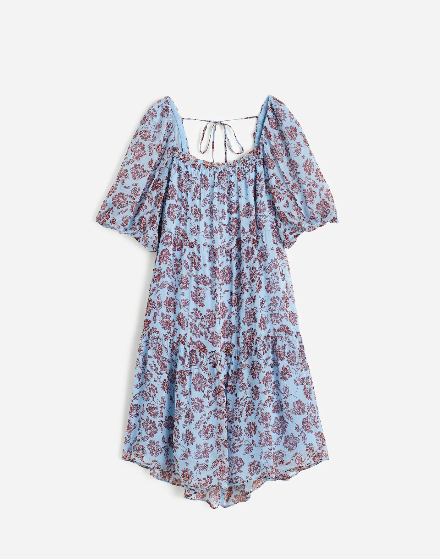 Puff-Sleeve Mini Dress in Floral | Madewell