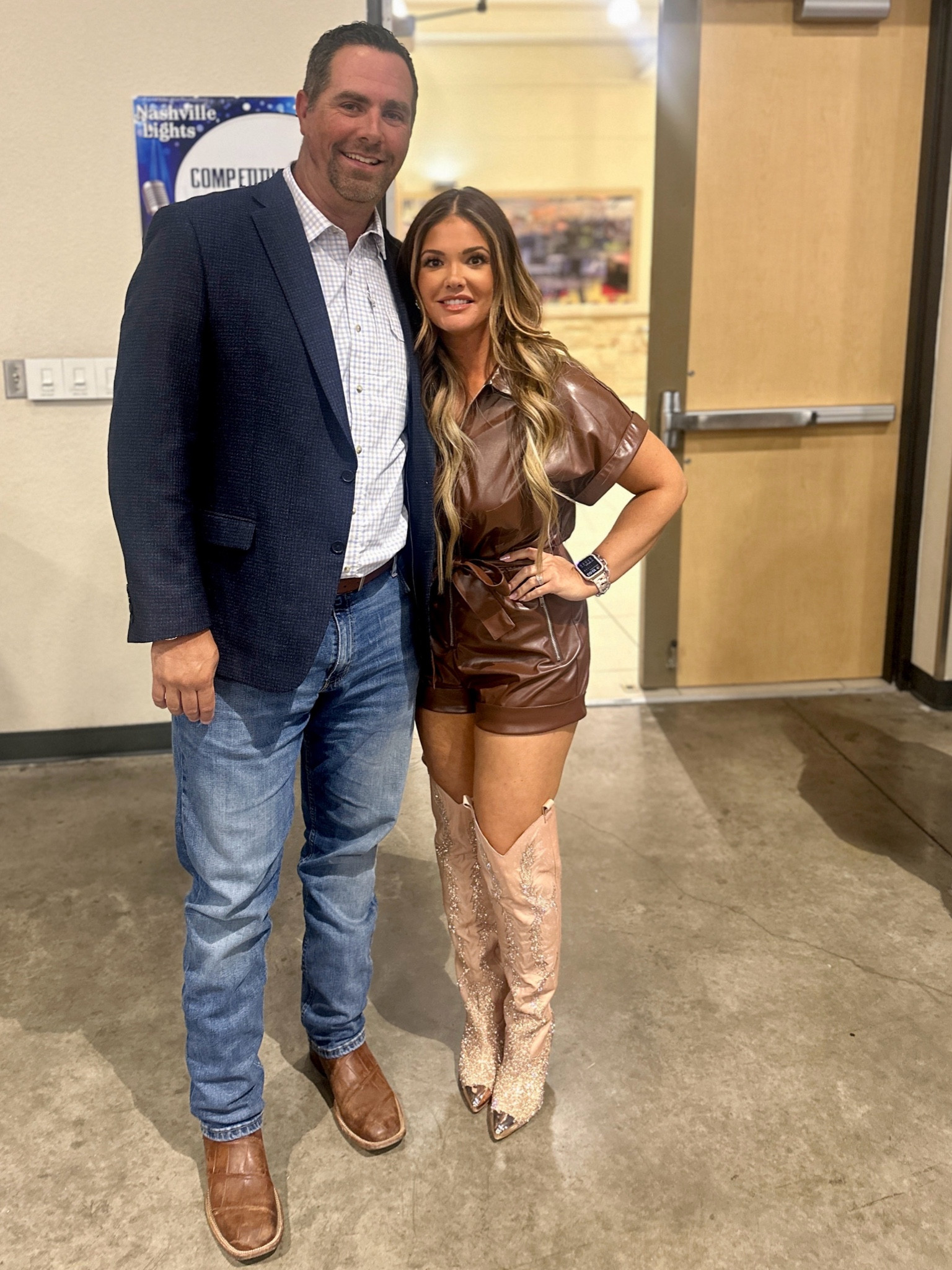 Such a great and easy outfit for a country concert/event or just a night out! My boots in this exact color can only be found resale now but the silver and black are 😍

#LTKstyletip #LTKparties #LTKSeasonal