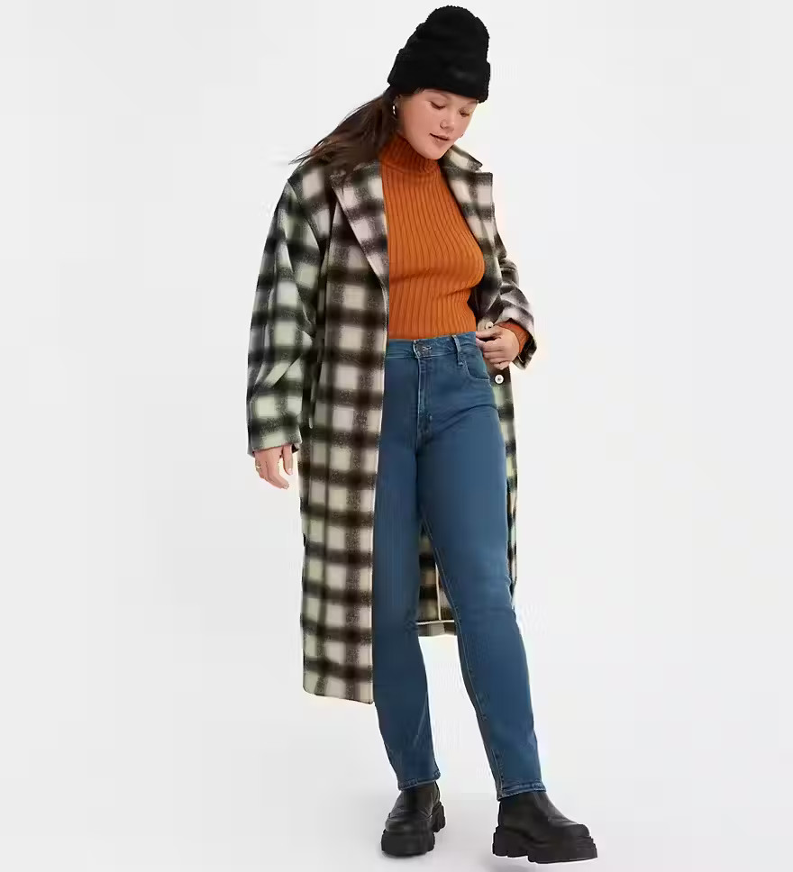 724 High Rise Slim Straight Fit Women's Jeans - Dark Wash | Levi's® US | LEVI'S (US)