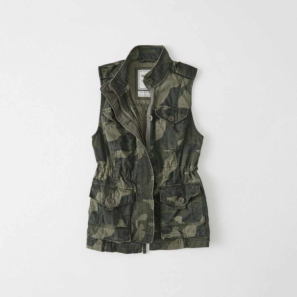 Military Twill Vest | Abercrombie & Fitch US & UK