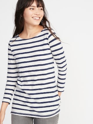 Relaxed Mariner-Stripe Tee for Women | Old Navy US