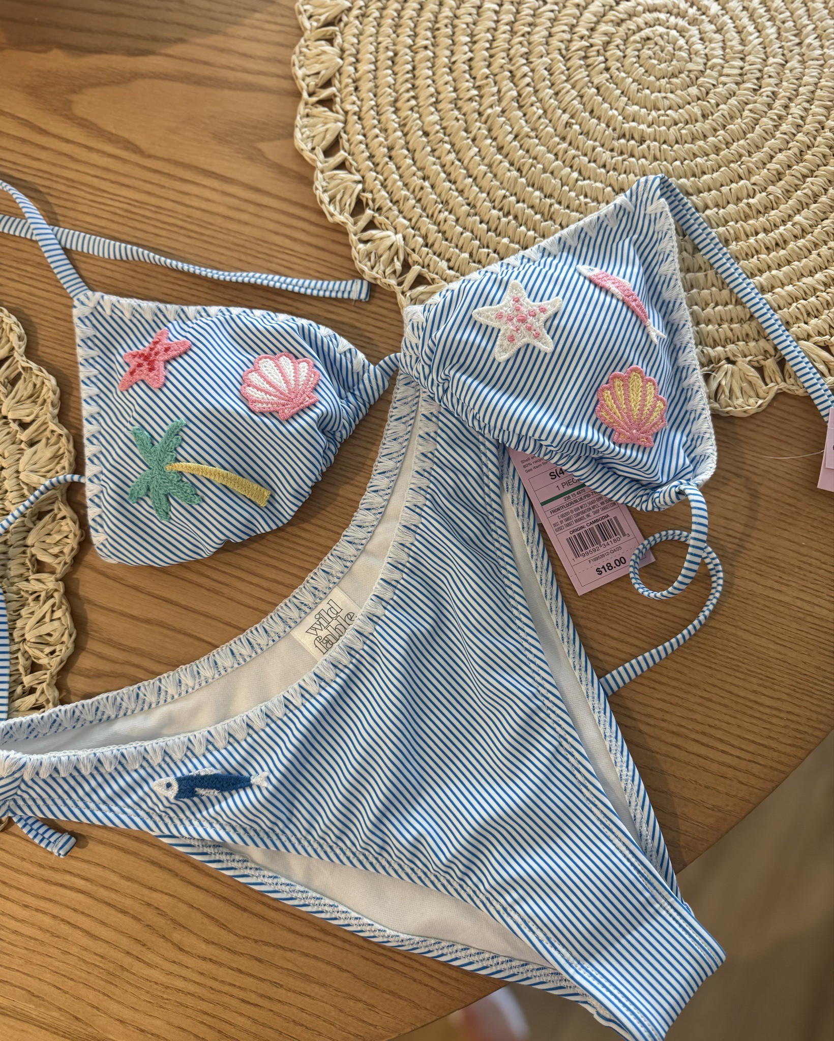 Coastal lover finds at Target 
Target swim suits BOGO 50% off 
Perfect mesh shell bag
Shell printed blanket 

#swimsuit #travel #coastalfinds 

#LTKSaleAlert #LTKSeasonal #LTKootd