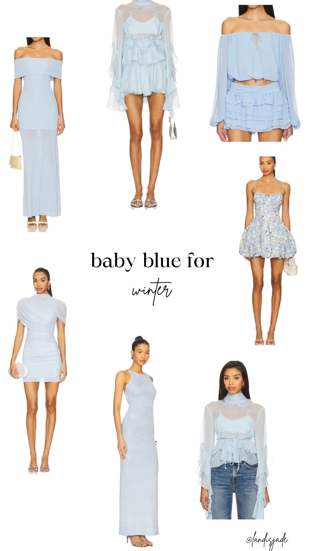 All the blues for winter 🩵❄️⛸️

#LTKSeasonal #LTKStyleTip #LTKParties