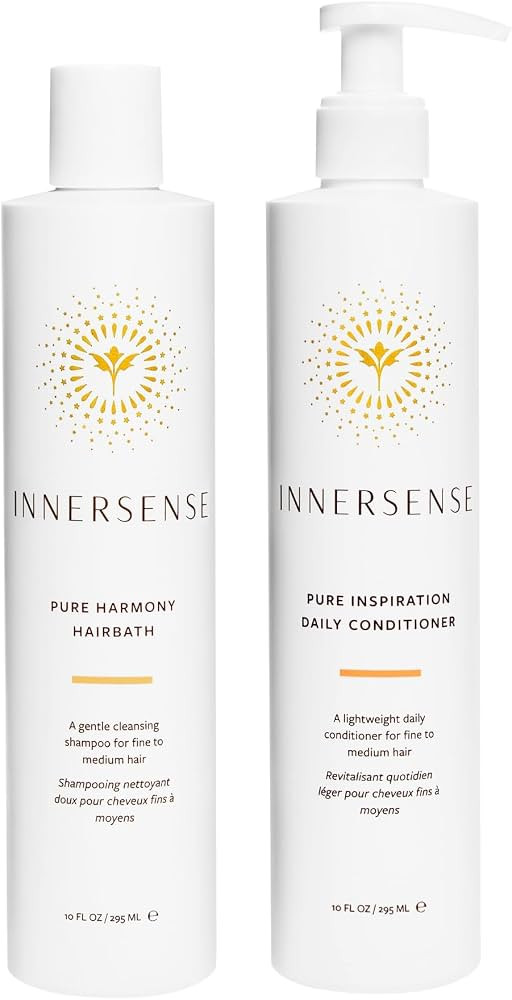 INNERSENSE Organic Beauty - Pure Harmony Hairbath Shampoo + Inspiration Conditioner Duo | Non-Tox... | Amazon (US)