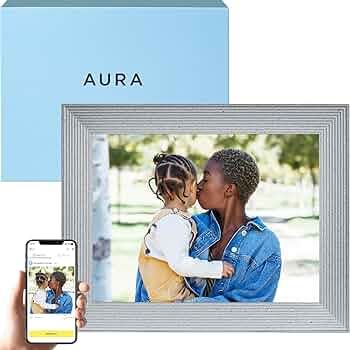 Aura Mason Luxe WiFi Digital Picture Frame | The Best Digital Frame for Gifting | Send Photos fro... | Amazon (US)