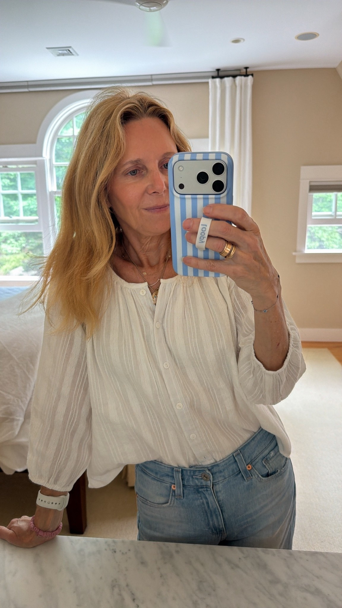 Easy summer top. Comes in tones of different fabrics. On sale too!

#LTKgrwm #LTKootd #LTKdayinmylife