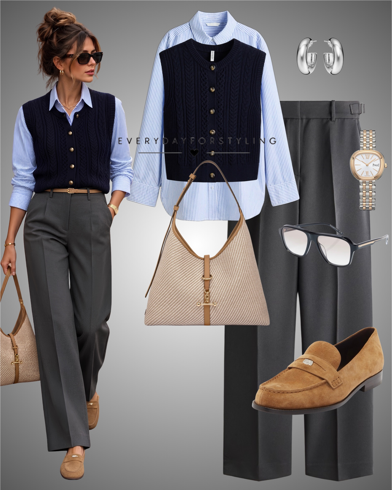 H&M New In Trouser - This Preppy Knit Vest + Trousers Look is so Chic ✨

fall outfit ideas 2026, wide leg trousers outfit ideas, grey wide leg trousers outfit, h&m new in this week, trench coat outfit ideas fall, old money outfit ideas, quiet luxury outfit ideas 2026, autumn outfit ideas women, business casual outfit ideas fall, smart casual outfit ideas UK, mom jeans outfit ideas fall, baggy jeans outfit ideas, tonal outfit ideas brown, olive green outfit ideas fall, cardigan and trousers outfit, sweater vest outfit ideas, neutral capsule wardrobe fall, chic work outfit ideas, elevated casual outfit ideas, what to wear with wide leg jeans​​​​​​​​​​​​​​​​

#LTKSeasonal #LTKWorkwear #LTKootd