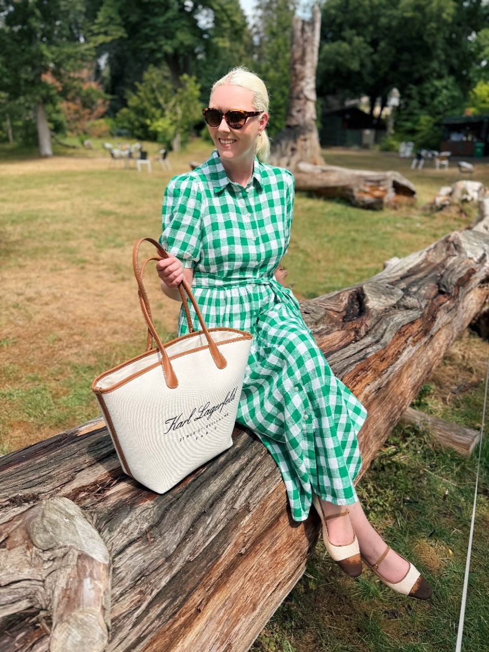 Have you bagged any goodies in the summer sale?! 

Outfit of the day features my new Karl Lagerfeld tan / canvas tote shopper bag, the Alexa Green Gingham Maxi Dress and Penelope Mary Janes in Tan both on sale! Sunglasses by Ralph Lauren

#ltkdresses #dresses #gingham #summersale #summerstyle

#LTKeurope #LTKbag #LTKuk
