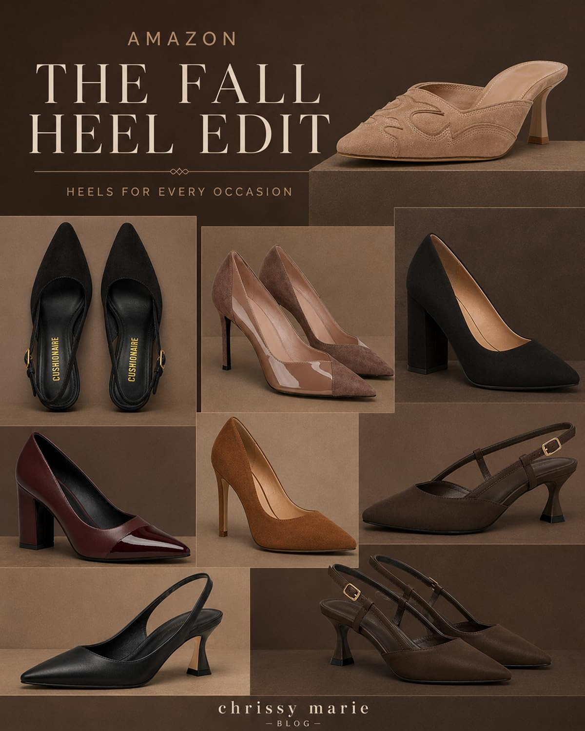Fall heel edit for when your outfit needs a little height and a lot more polish. Easy pairs for jeans, dresses, work looks, and the nights you want to look dressed up without immediately regretting your shoe choice. 

 #LTKdayinmylife #LTKgrwm #LTKWorkwear