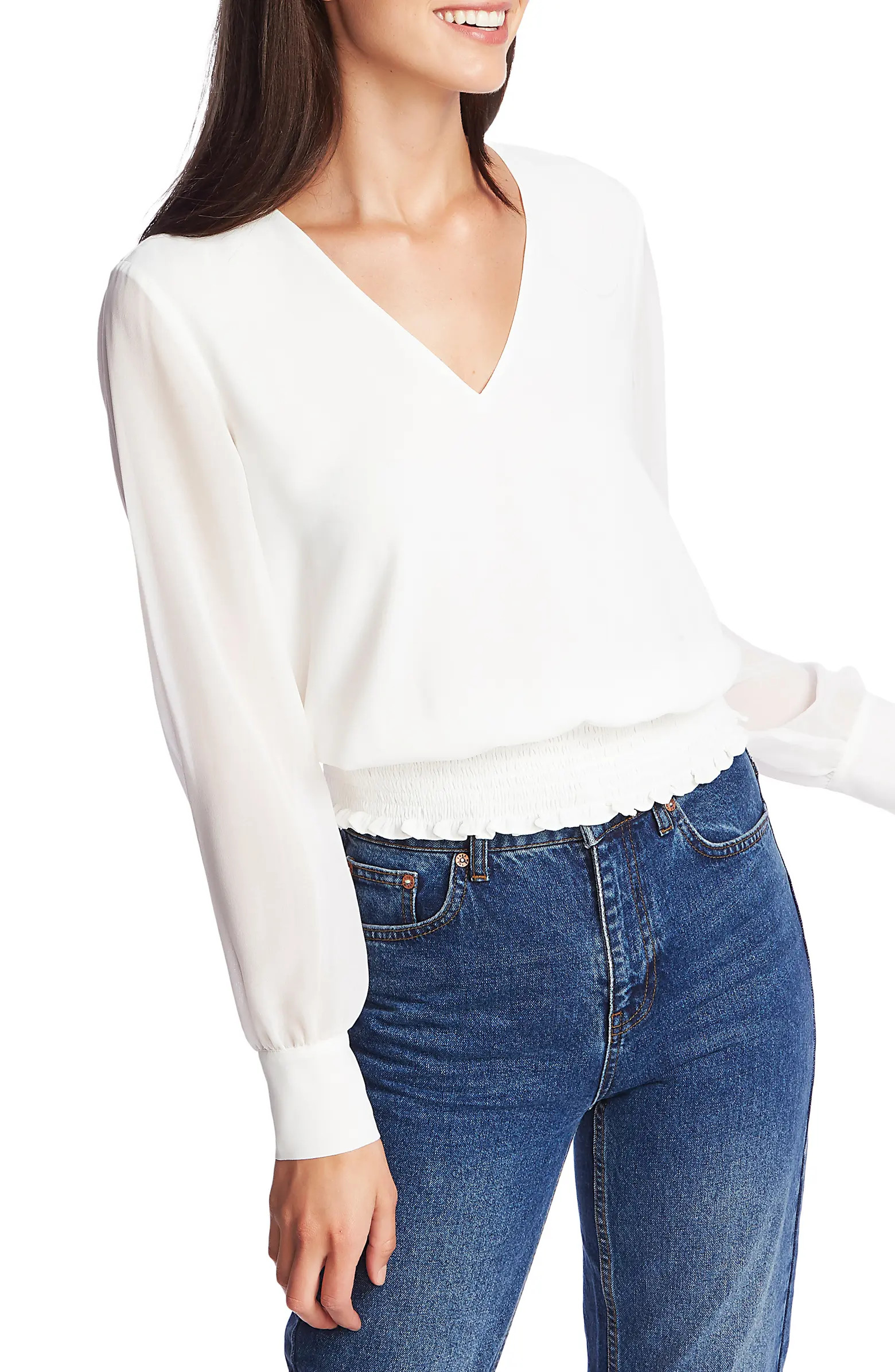 Smocked Waist Blouse | Nordstrom
