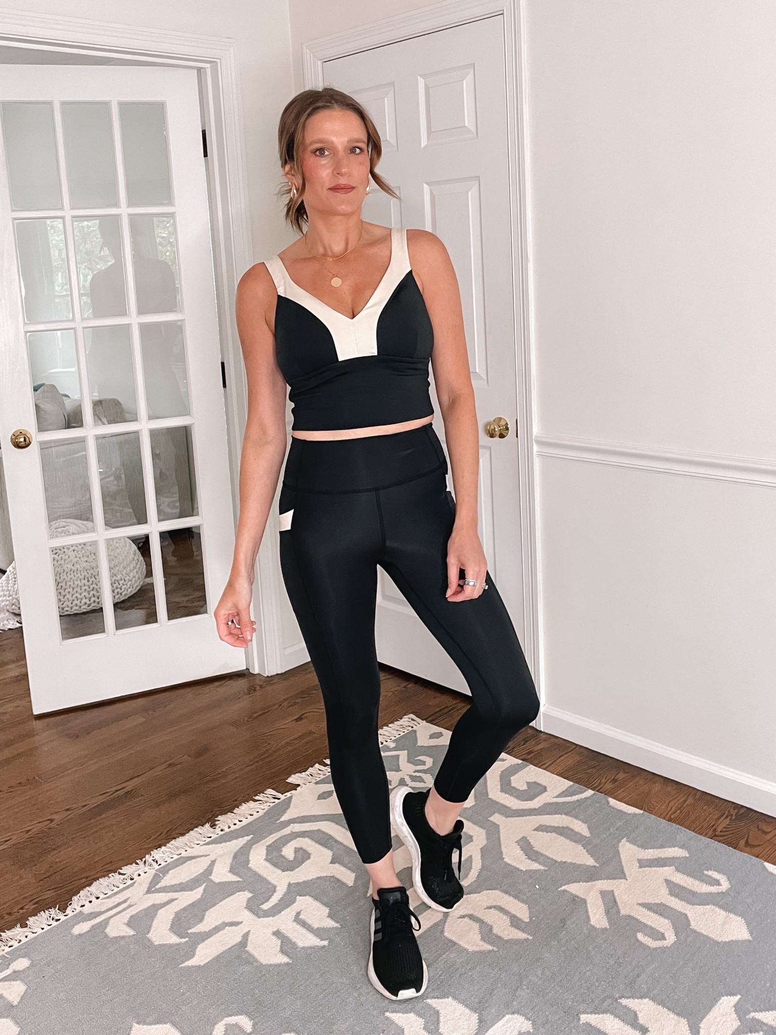 If you’re in the hunt for really cute and high quality athleisure wear, I highly suggest checking out Lozano. Not only are these pieces super cute, but they are ethically made and free of BPAs and PFAs. This Showstopper Bra can take you from a workout to a night out, and the Criss Cross Leggings hug your curves in all the right places.  I’m wearing a M in the top and a S in the pants.

#LTKFindsUnder100 #LTKOver40 #LTKActive