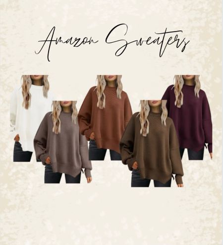 This Amazon sweater is my favorite oversized look of the season - comes in multiple colors & sizes. 



#LTKSeasonal #LTKstyletip #LTKfindsunder50