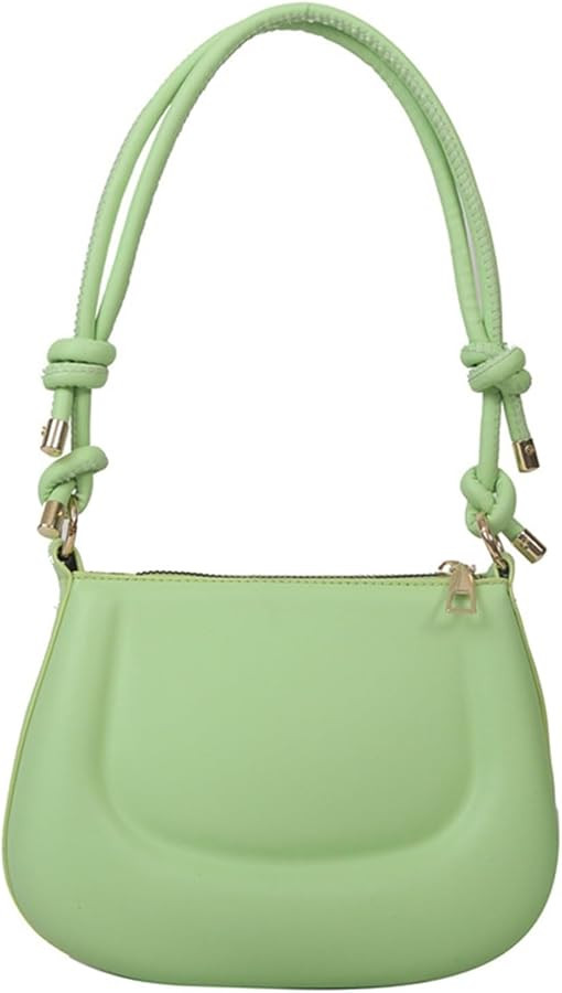 Soft Pu Ladies Leather Crossbody Bag Women Purple Underarm Bag Retro Solid Color Handbag Fashion | Amazon (US)