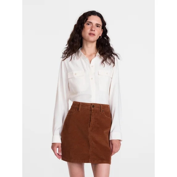 Scenario Women's Utility Tunic Shirt with Long Sleeves, Sizes XS-XXXL | Walmart (US)