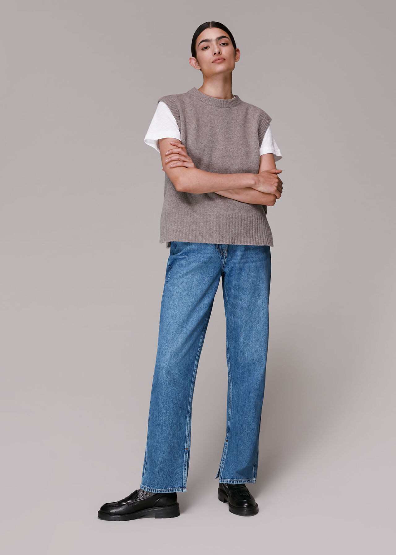 Authentic Side Split Jean | Whistles