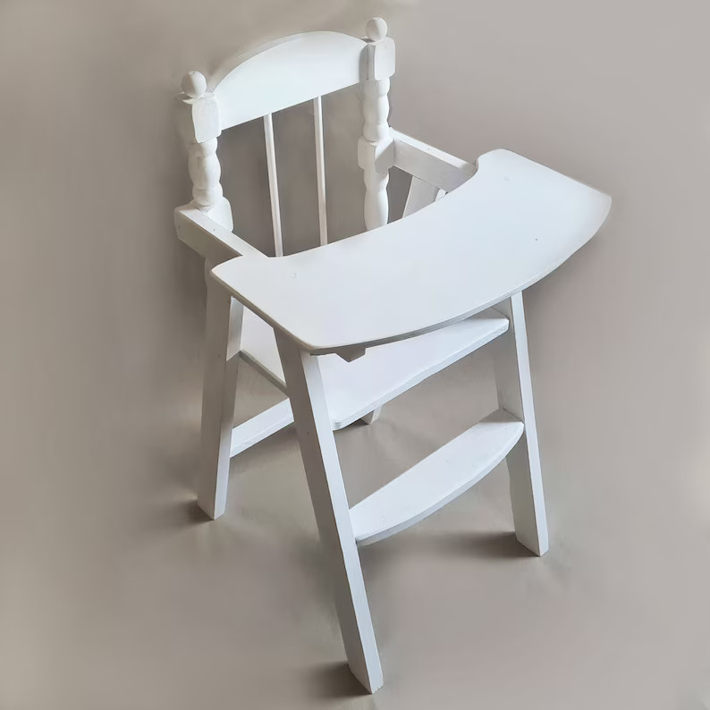 High Chair Chair Table Children's High Chair Photo Props Stool Bench Handmade Props Baby Children... | Etsy (US)