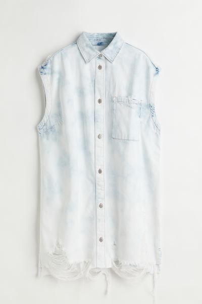 Oversized Denim Shirt Dress | H&M (US + CA)