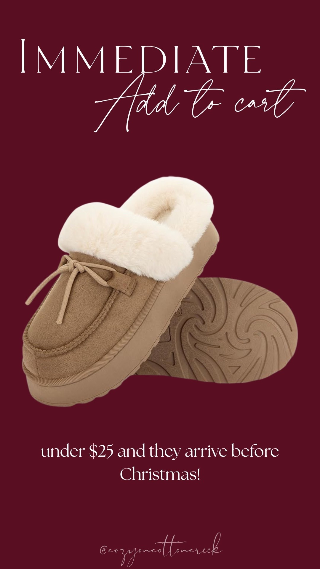 Cutest cozy slippers for Christmas 

#LTKGiftGuide #LTKHoliday