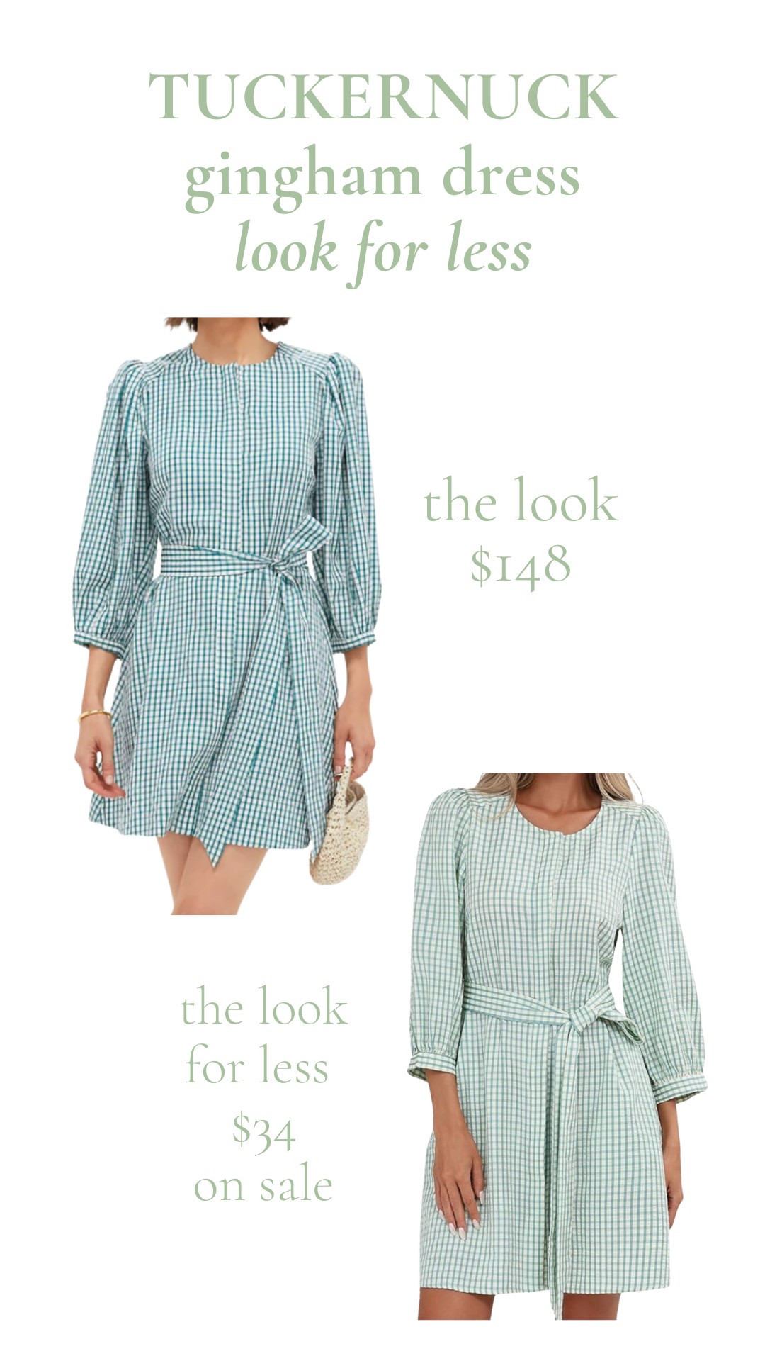 Love the charm of the classic Tuckernuck gingham dress but not the splurge? I found the sweetest look for less that captures all the breezy, preppy vibes—without the price tag! Perfect for picnics, brunch, and everything in between. Timeless style, effortless savings!

#LTKWorkwear #LTKSaleAlert #LTKStyleTip