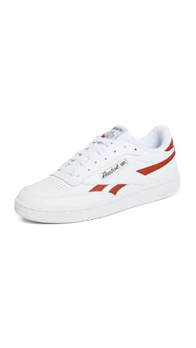 Reebok Women's Club C Revenge Sneaker, White/White/Brick Red, 10 | Amazon (US)