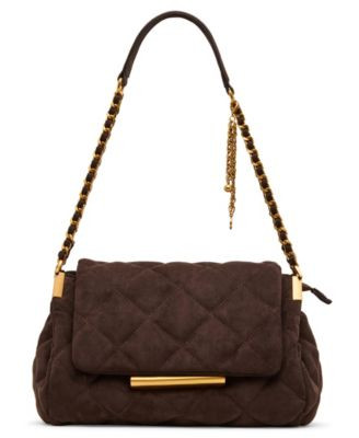 Colette Quilted Small Shoulder Handbag | Macy's