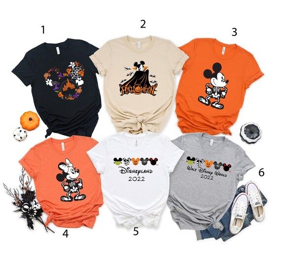 Disney Halloween Shirt Disney Shirt Halloween Matching - Etsy | Etsy (US)