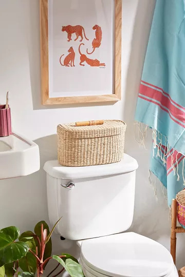 Briya Bathroom Storage Basket | Urban Outfitters (US and RoW)