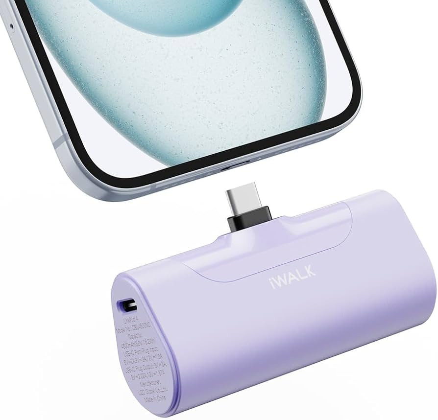 iWALK iPhone 15 Portable Charger 4500mAh 20W USB C Small Power Bank Fast Charging Battery Pack Co... | Amazon (US)