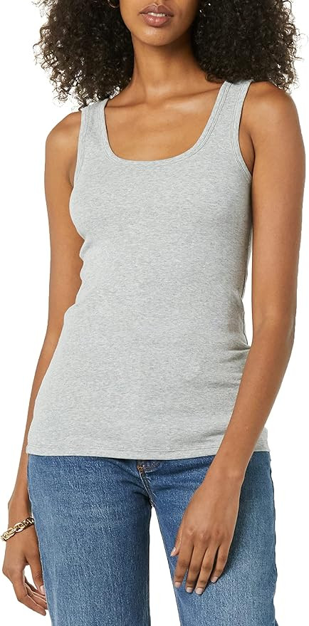 Amazon Aware Women's Rib Knit Layering Tank Top (Available in Plus Size) | Amazon (US)